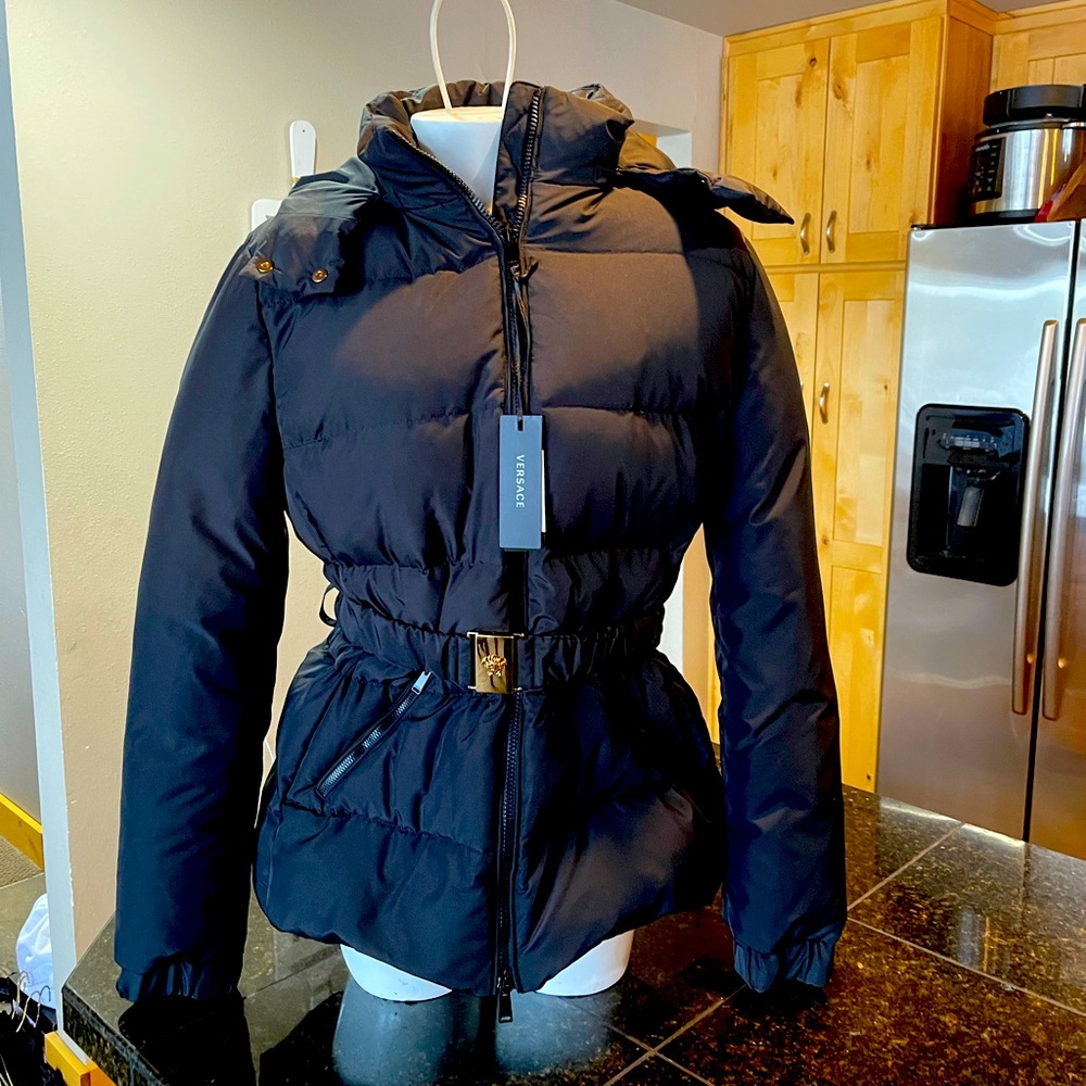 New women’s Versace puffy jacket